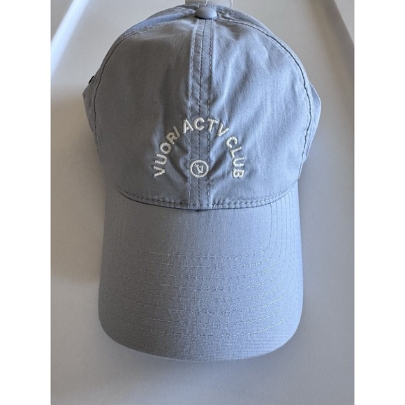 Vuori ACTV Performance Hat | Ice Blue Azure One Size NWT Flexfit Tech 110 - Picture 1 of 7